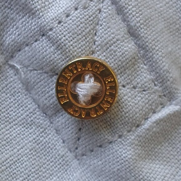 Ellen Tracy Pure Linen Top 3/4 Sleeves Size Large Tan Color - Picture 13 of 16